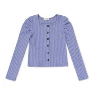 Speechless Girls Ribbed Mock Button Sweater ~ NWT